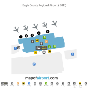 Map of Eagle County Regional Airport (EGE)
