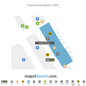 Map of Punta Gorda Airport (PGD)