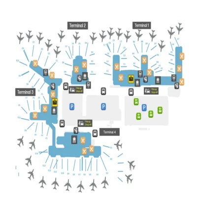 Fort Lauderdale Airport map