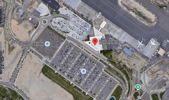 Map of Grand Junction Regional Airport (GJT) 4 Satellite view of Grand Junction Regional Airport