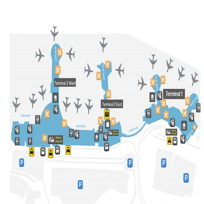 San Diego Airport Map