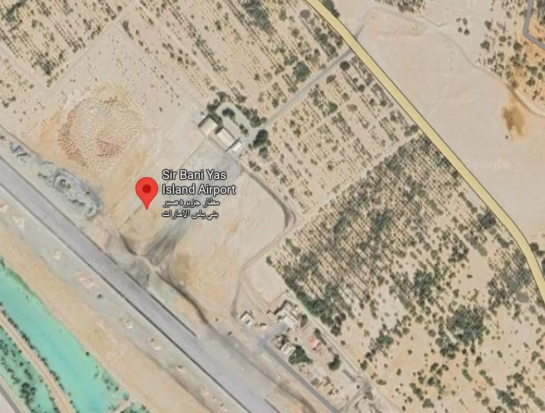 Map of Sir Bani Yas Airport (XSB) 4 Satellite view of Sir Bani Yas Airport