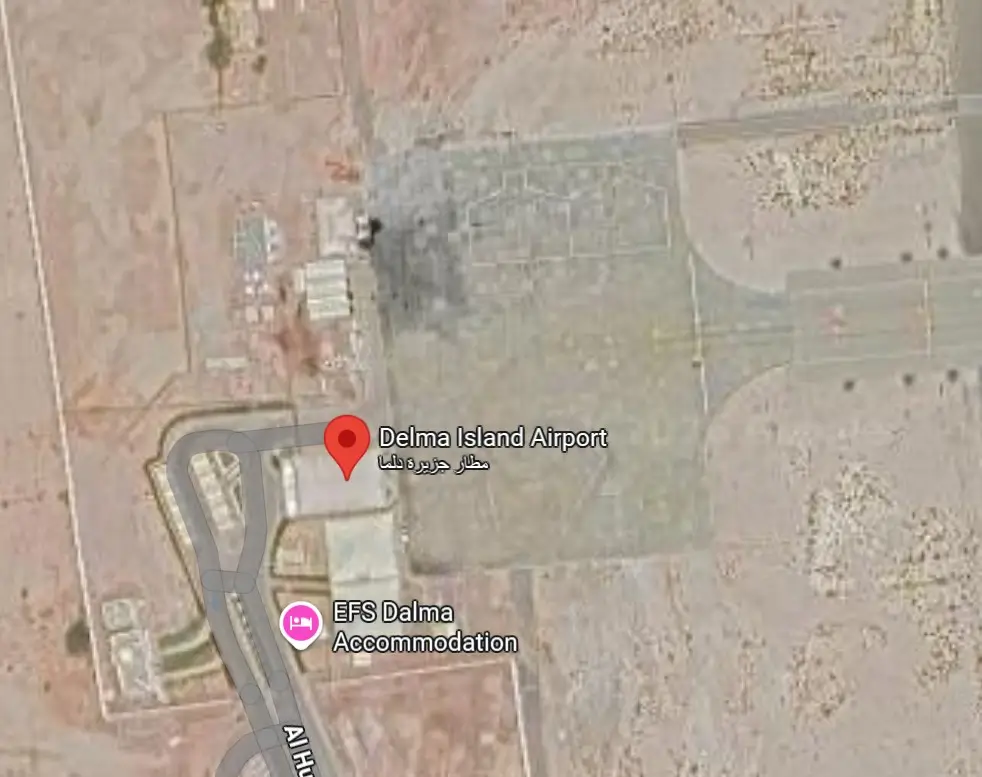 Map of Delma Island Airport (ZDY) 4 Satellite view of Delma Airport