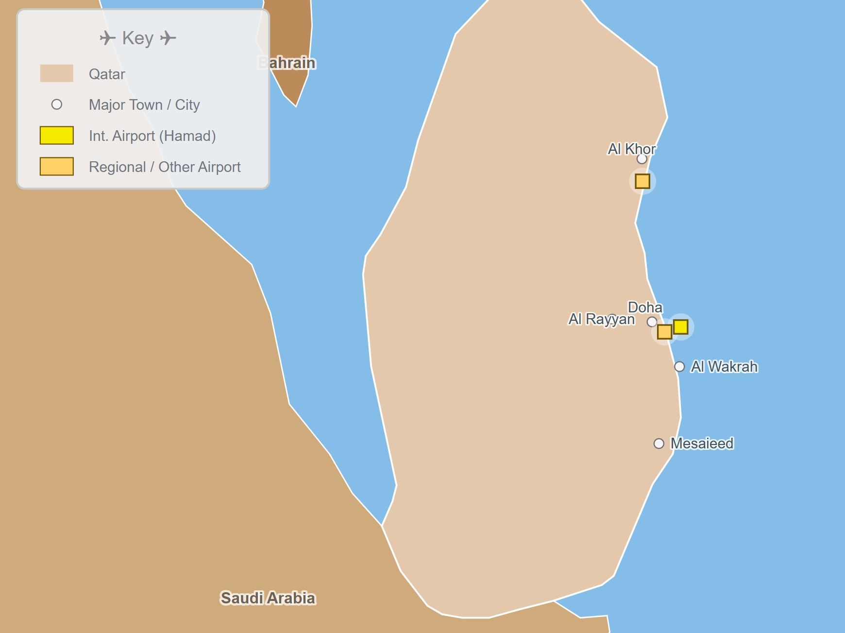 Airport Maps in Qatar – Terminal Maps