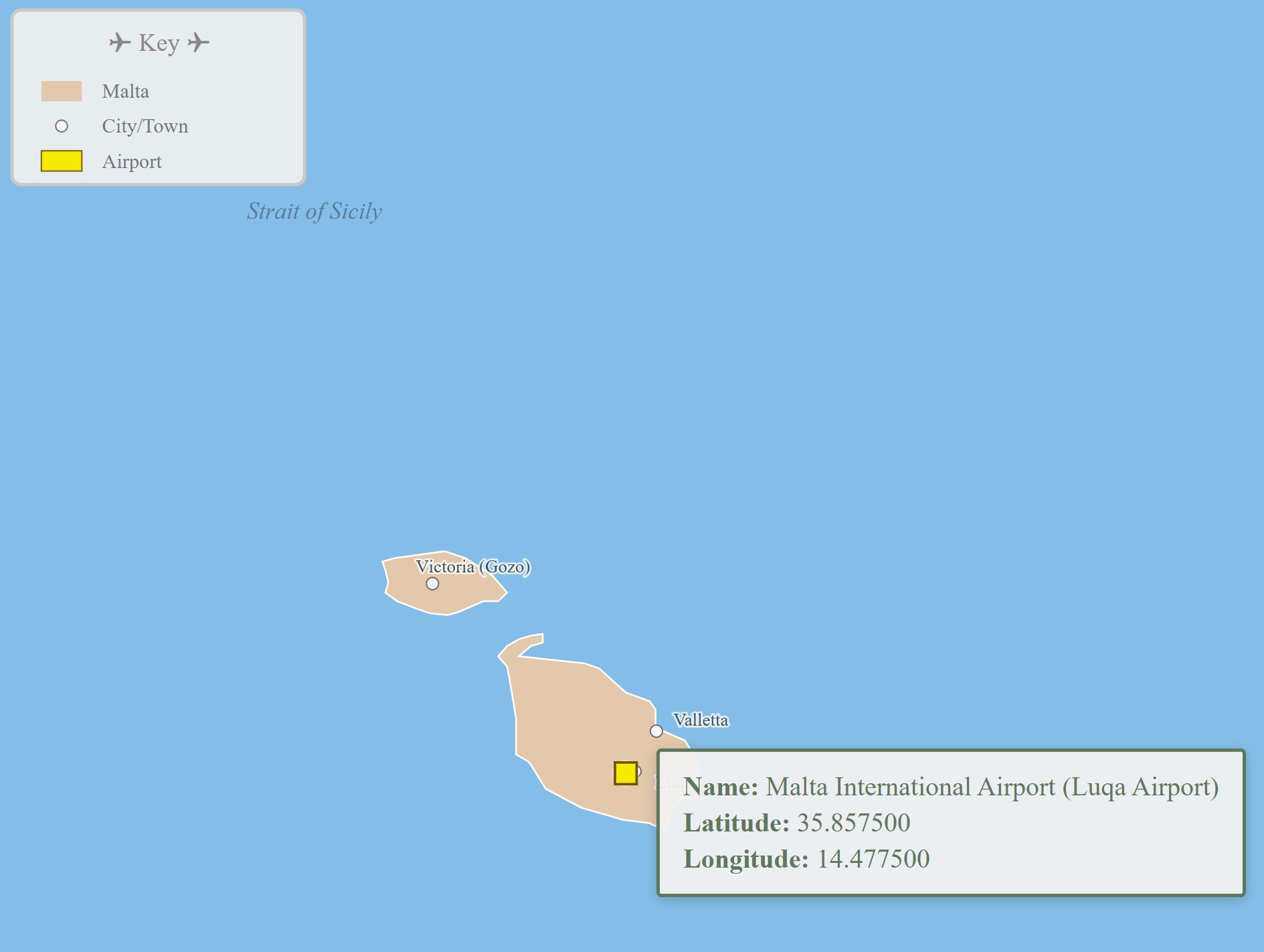 Airport Maps in Malta – Terminal Maps