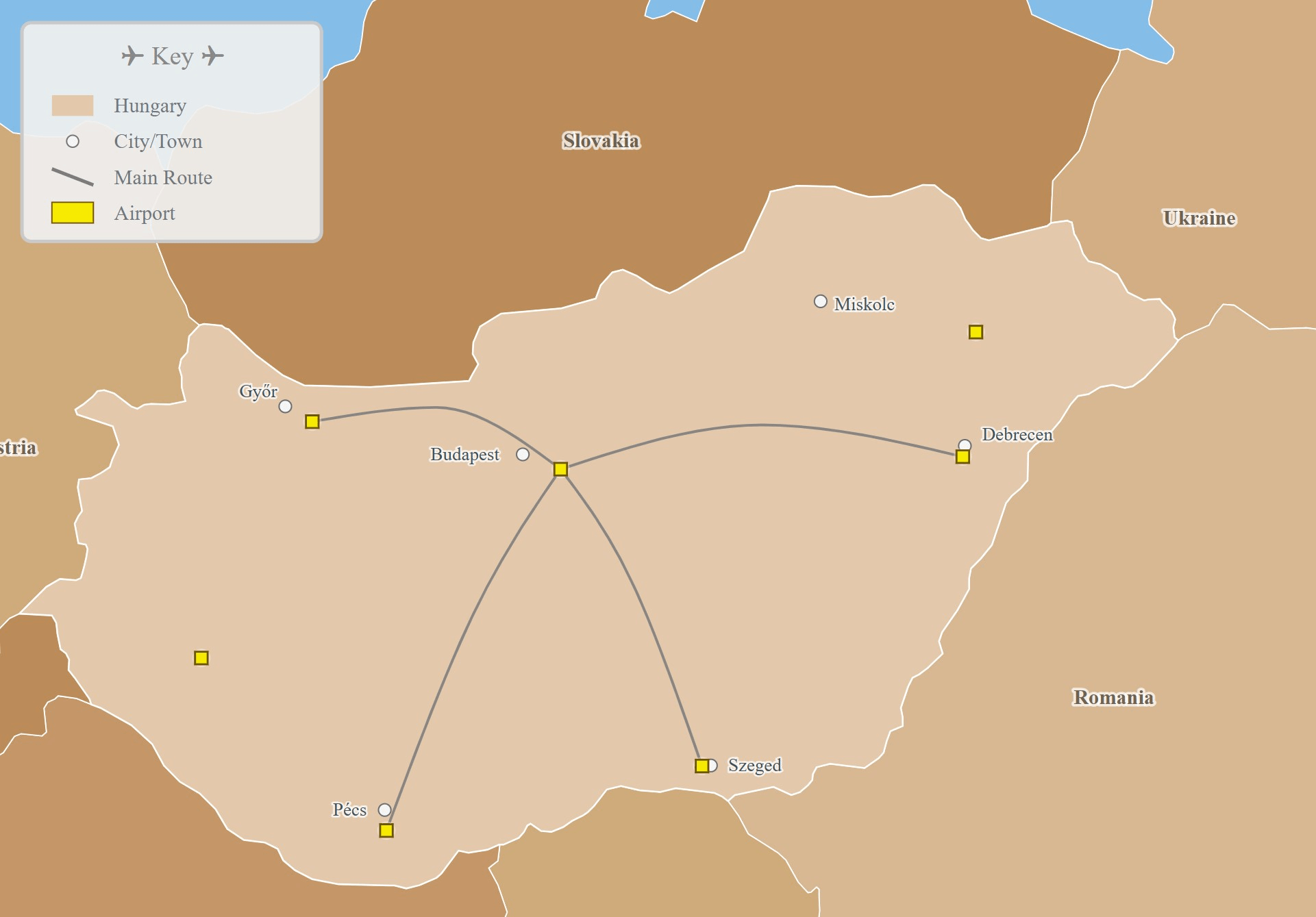 Airport Maps in Hungary – Terminal Maps Airport Maps in Hungary – Terminal Maps